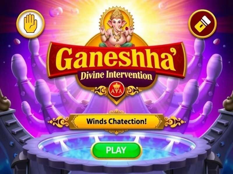 Main screen of Ganesha S Divine Intervention game Ganesha S Divine Intervention Game Main Screen